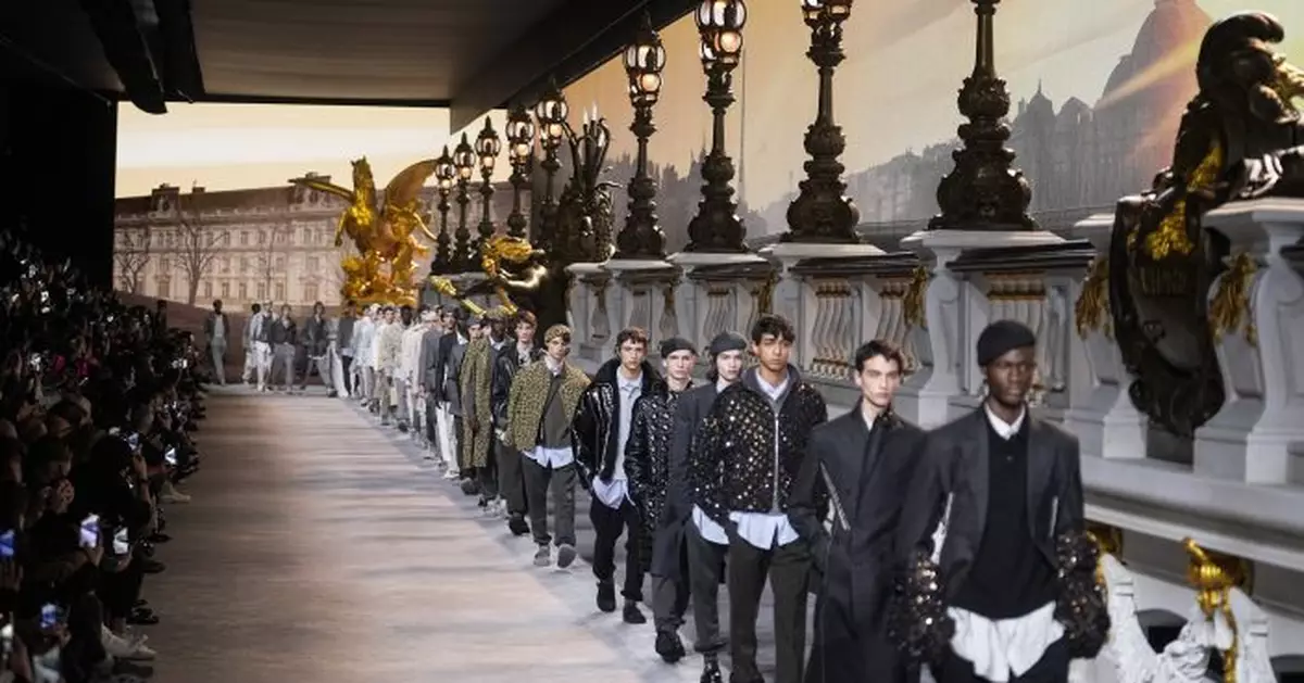 Dior reconstructs Paris in spectacular Fashion Week show