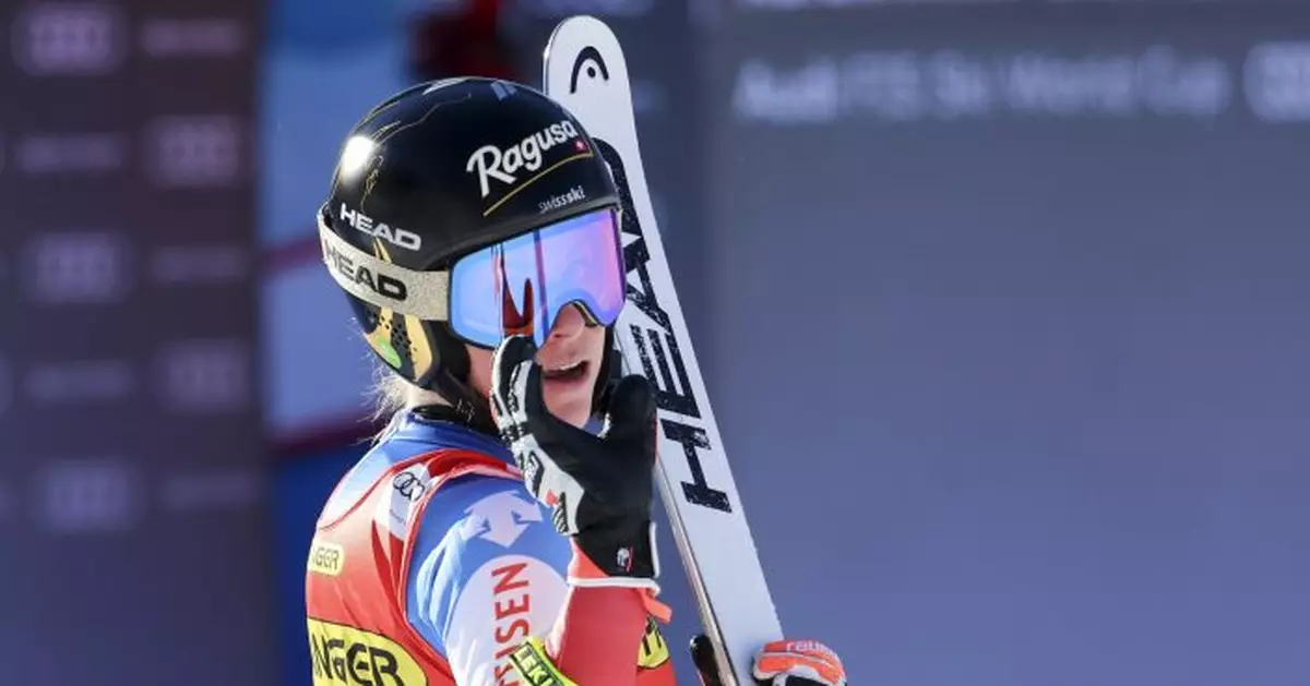 Gut-Behrami wins downhill after Olympic champ Goggia crashes