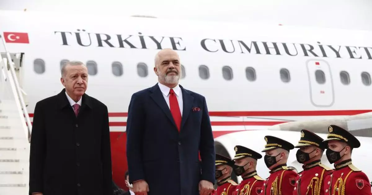 Turkey&#039;s Erdogan in Albania to boost bilateral ties