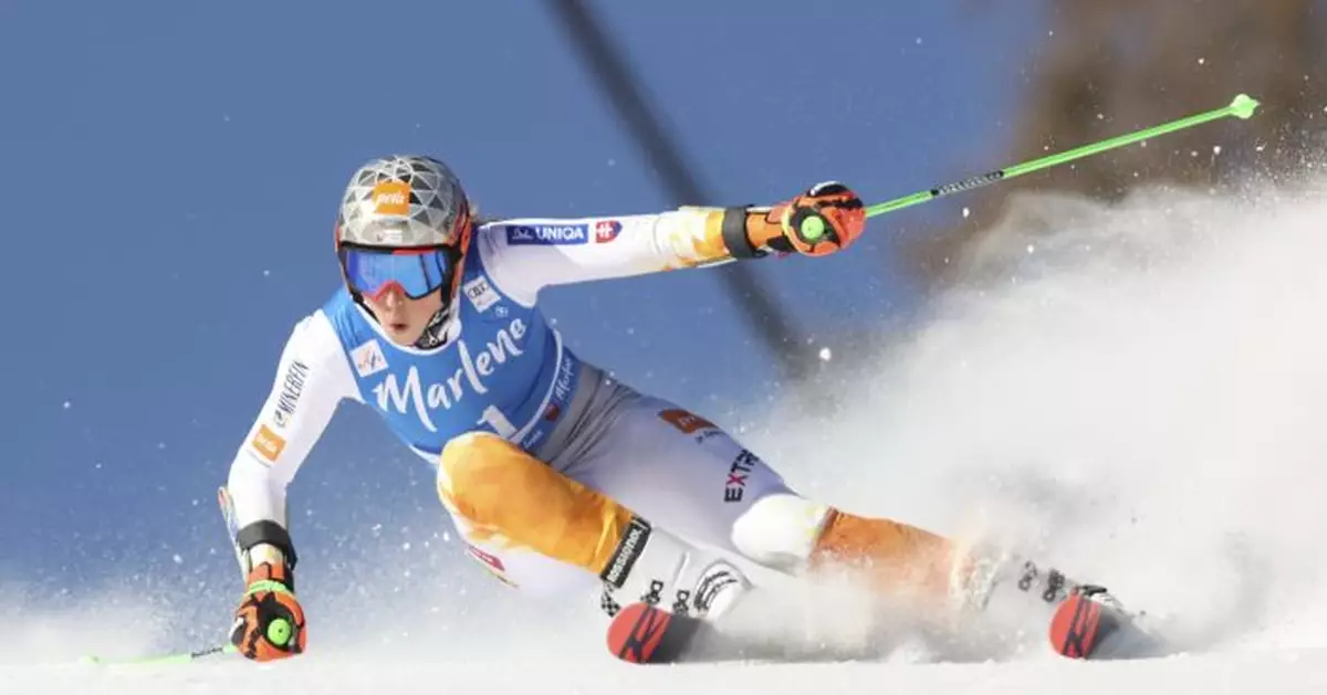 Vlhova leads last World Cup giant slalom before Olympics