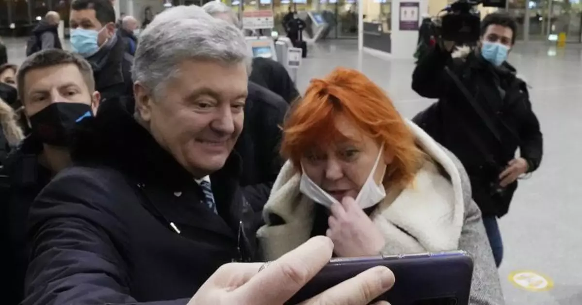 Ex-leader Poroshenko returns to Ukraine to appear in court