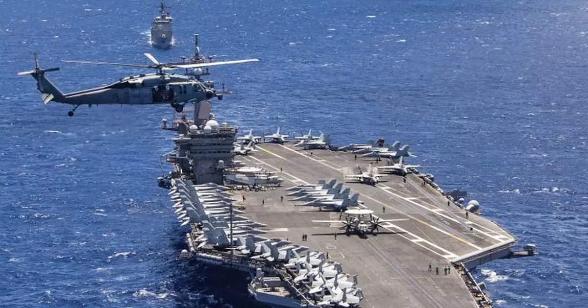 U.S. combat jet crashes in South China Sea exercise, 7 hurt
