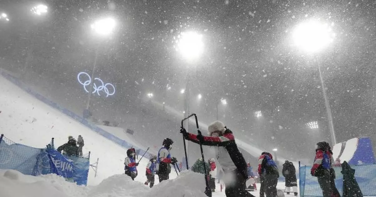 AP PHOTOS: Erin Jackson, snow highlight day 9 of Olympics