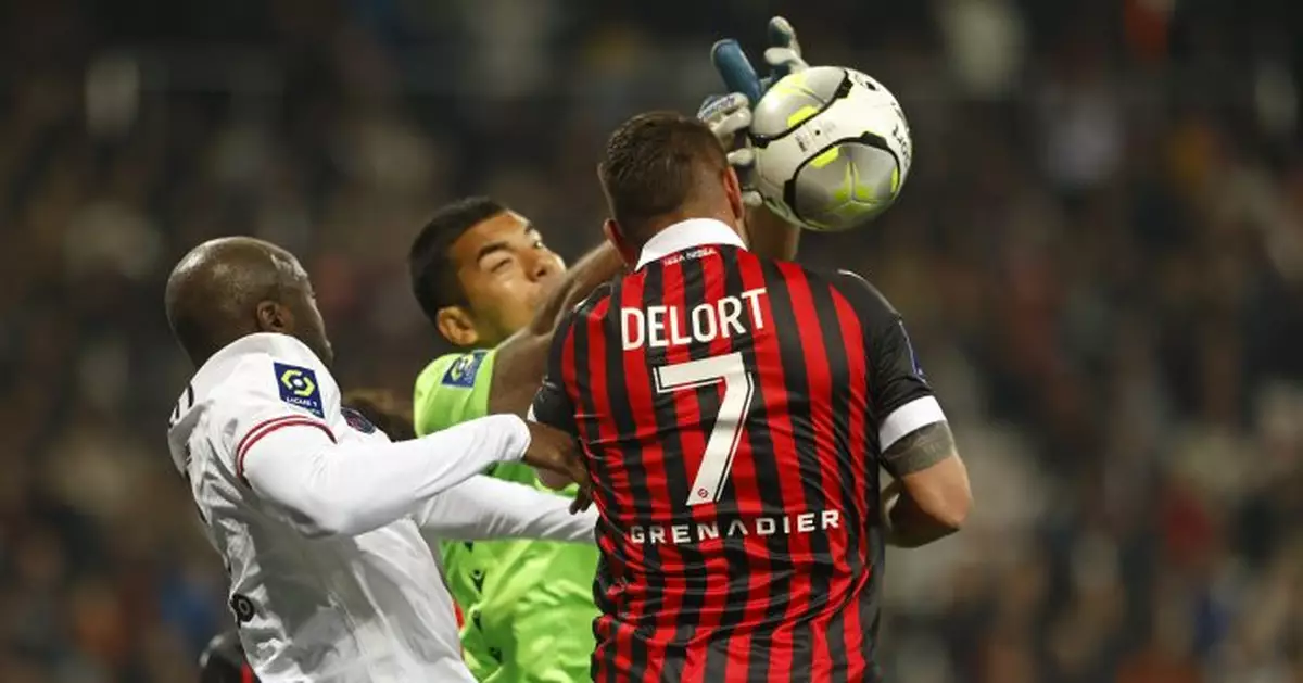Nice beats PSG 1-0 to take second place in French league