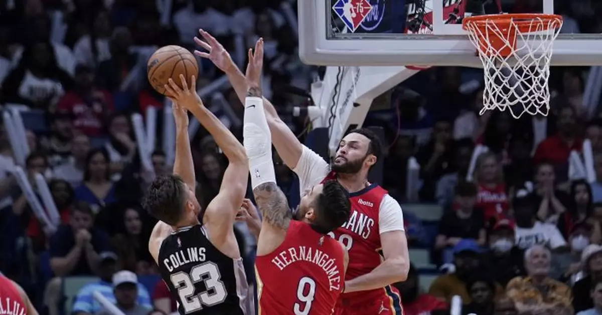 Spurs beat Pelicans 107-103 to bolster postseason hopes