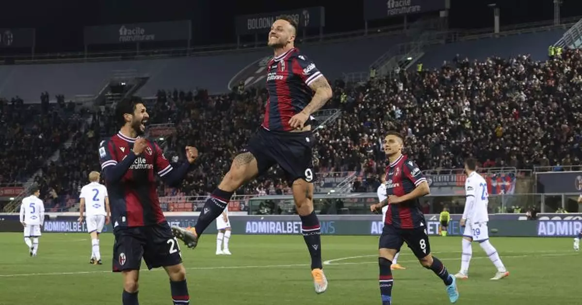 Arnautović nets 2 as Bologna beats Sampdoria 2-0 in Serie A