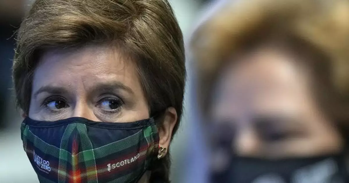 Police speak to Scottish leader Sturgeon over mask slip-up