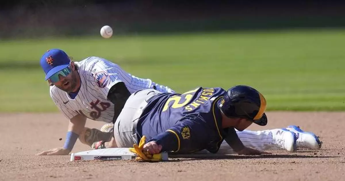 Chourio sparkles in MLB debut, Brewers beat Mets 3-1 as tempers flare in season opener