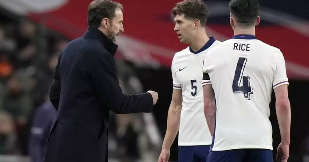 John Stones injured early in England's 2-2 draw with Belgium