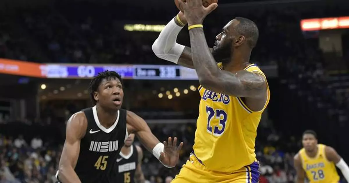 LeBron James has triple-double to help Lakers beat Grizzlies, 136-124