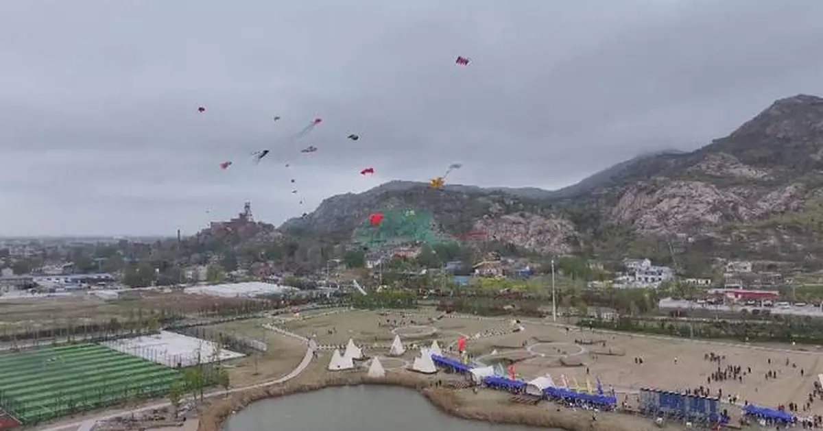 Kites hit new heights as spring gets in full swing in east China’s Jiangsu