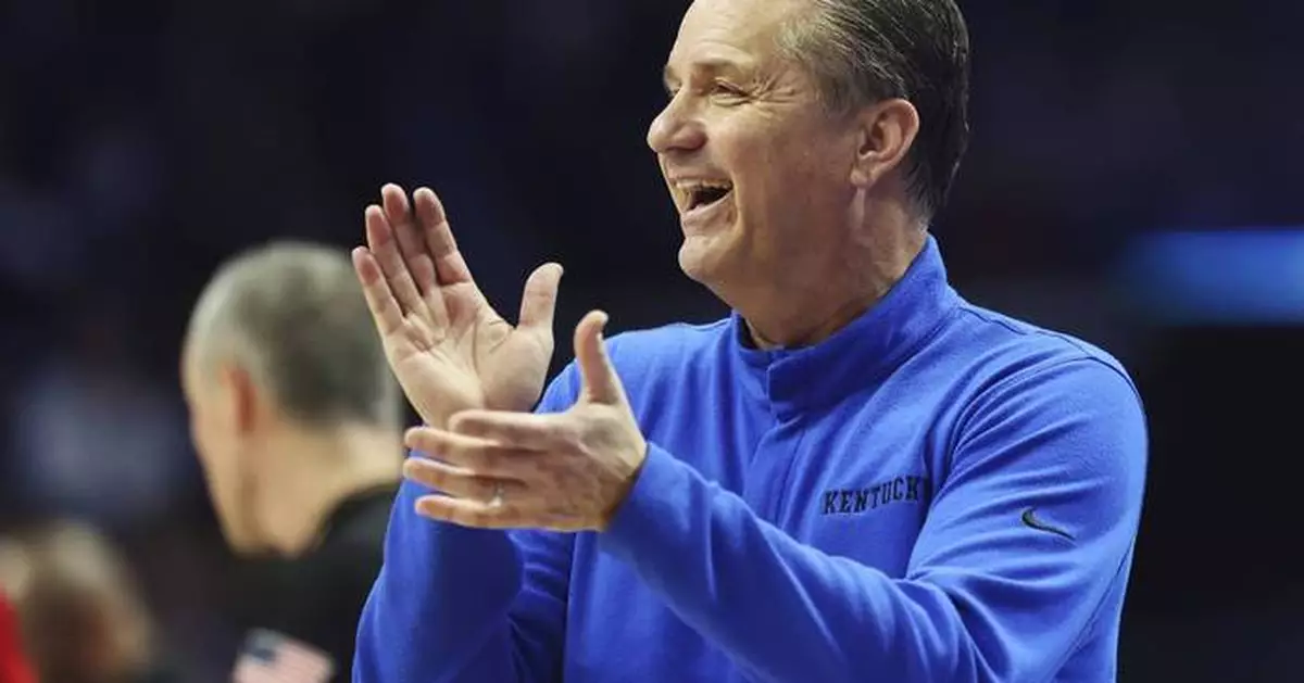 Arkansas hires John Calipari to coach the Razorbacks, a day after stepping down from Kentucky