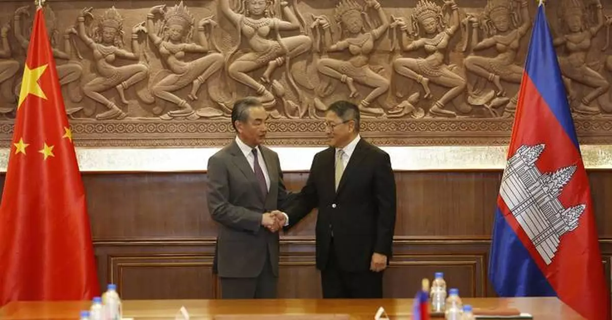 Chinese foreign minister arrives in Cambodia, Beijing's closest Southeast Asian ally