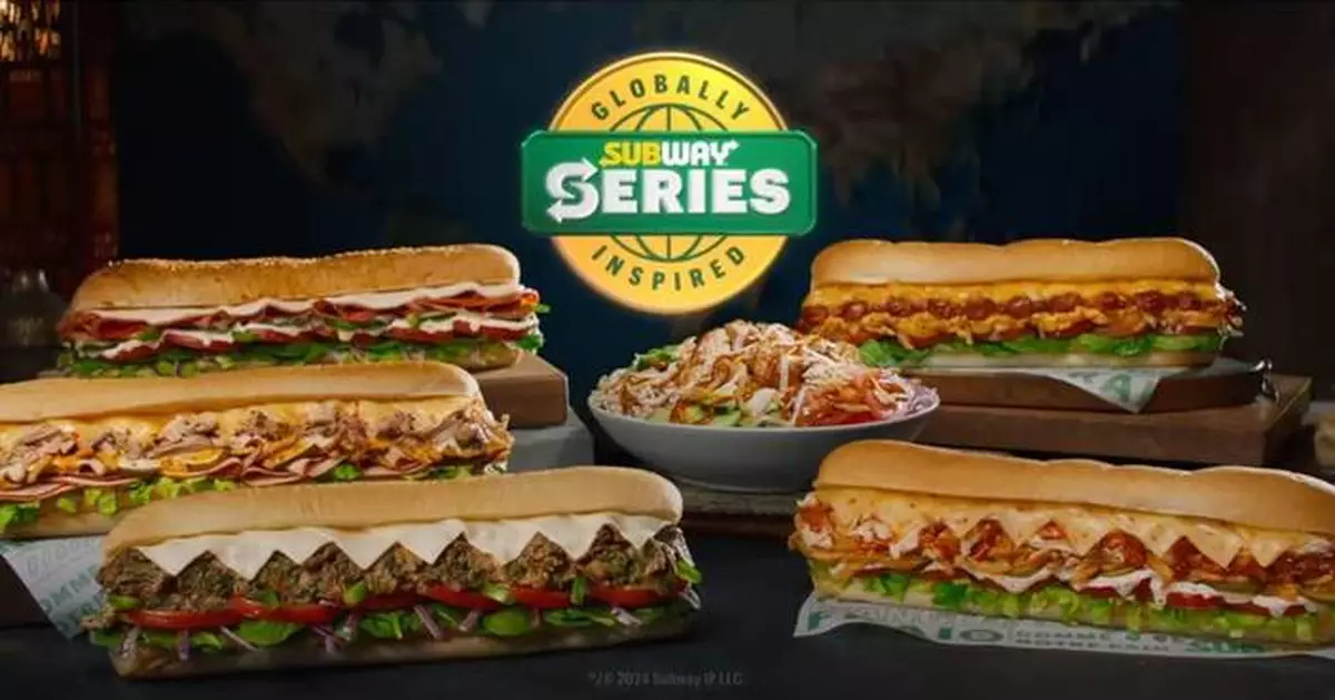 Subway® Canada is Launching an All-New Globally Inspired Menu, Taking the Nation on a Taste Adventure as Part of the Subway Series