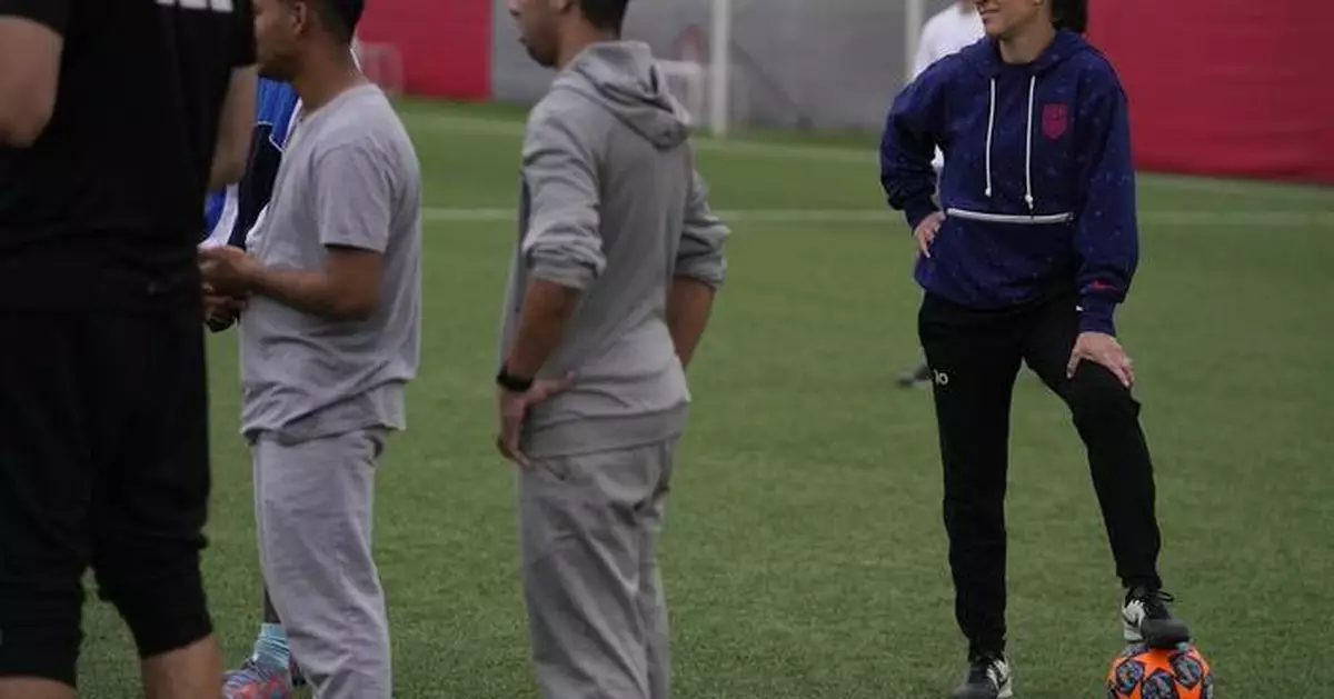 Carli Lloyd turns diplomat and takes a US message to kids in Greece