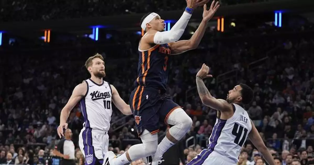 Brunson, Hart help Knicks rally from 21-point deficit to beat Kings, snap three-game skid