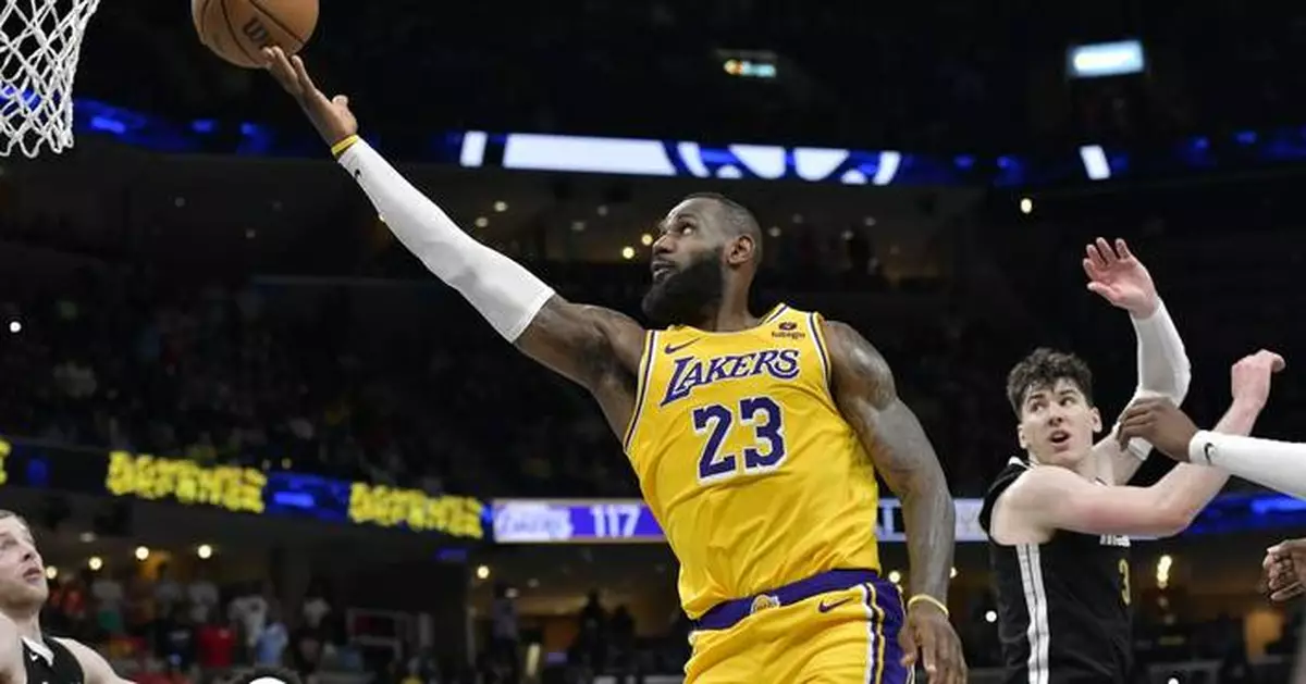 LeBron James scores 37, Anthony Davis finishes with 36 as the Lakers ...