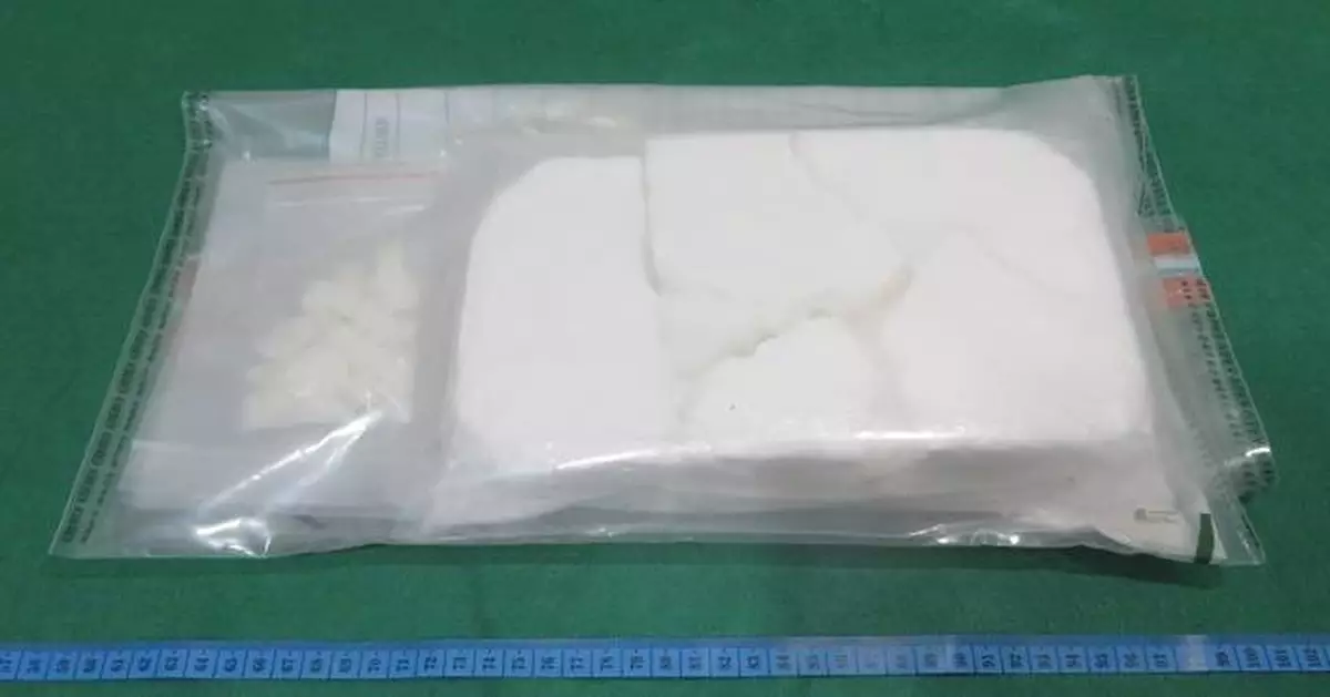 Hong Kong Customs seizes suspected dangerous drugs worth about $1.1 million