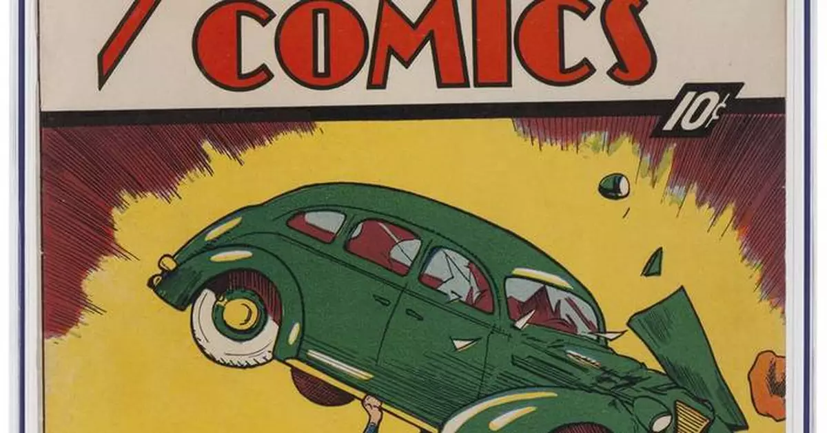 Rare copy of comic featuring Superman's first appearance sells for $6 million at auction