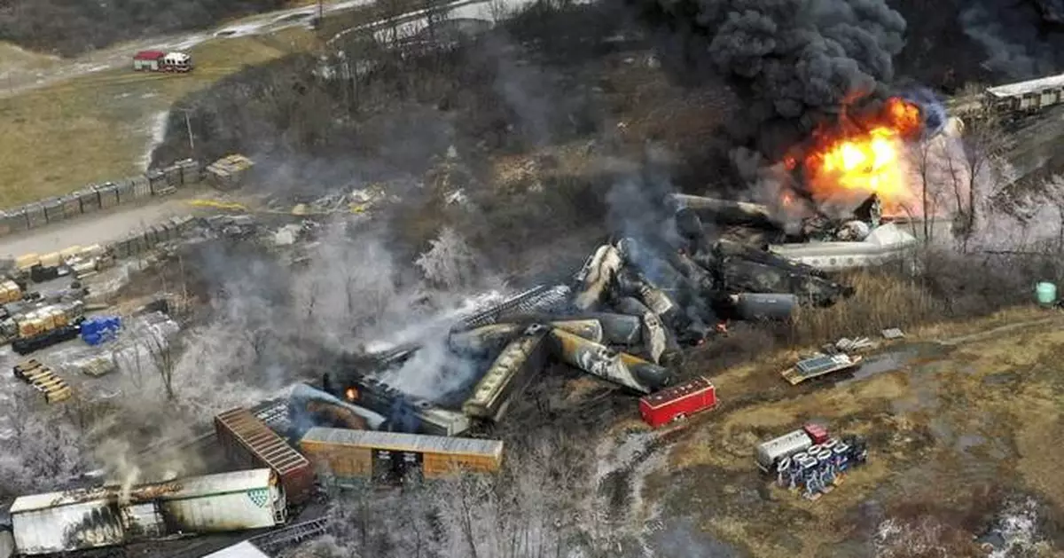 AP Exclusive: EPA didn't declare a public health emergency after fiery Ohio derailment
