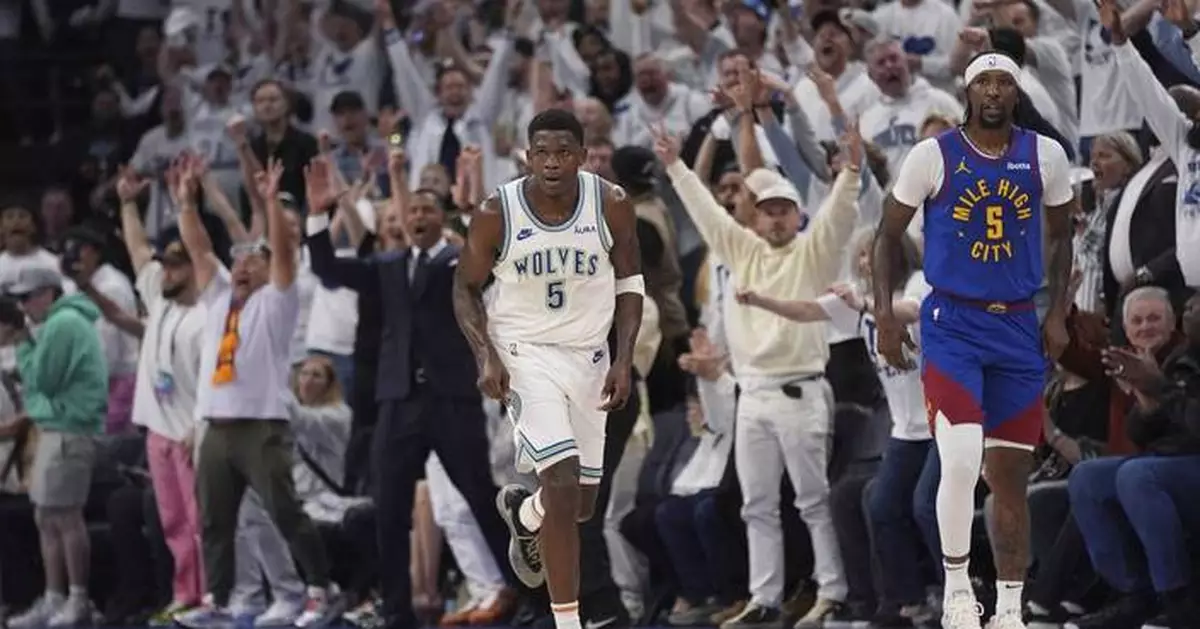 Timberwolves force Game 7 by blowing out Nuggets 115-70 behind 27 points from Anthony Edwards
