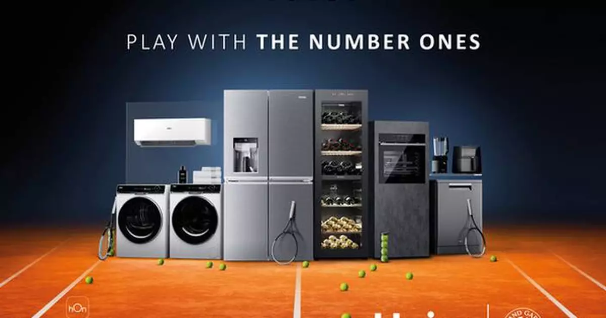 Play with the Number Ones: Haier Stars in Paris as Official Partner of Roland-Garros