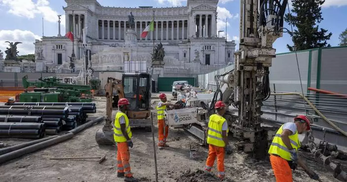 Work on new Rome subway line under the Colosseum and Forum enters crucial phase