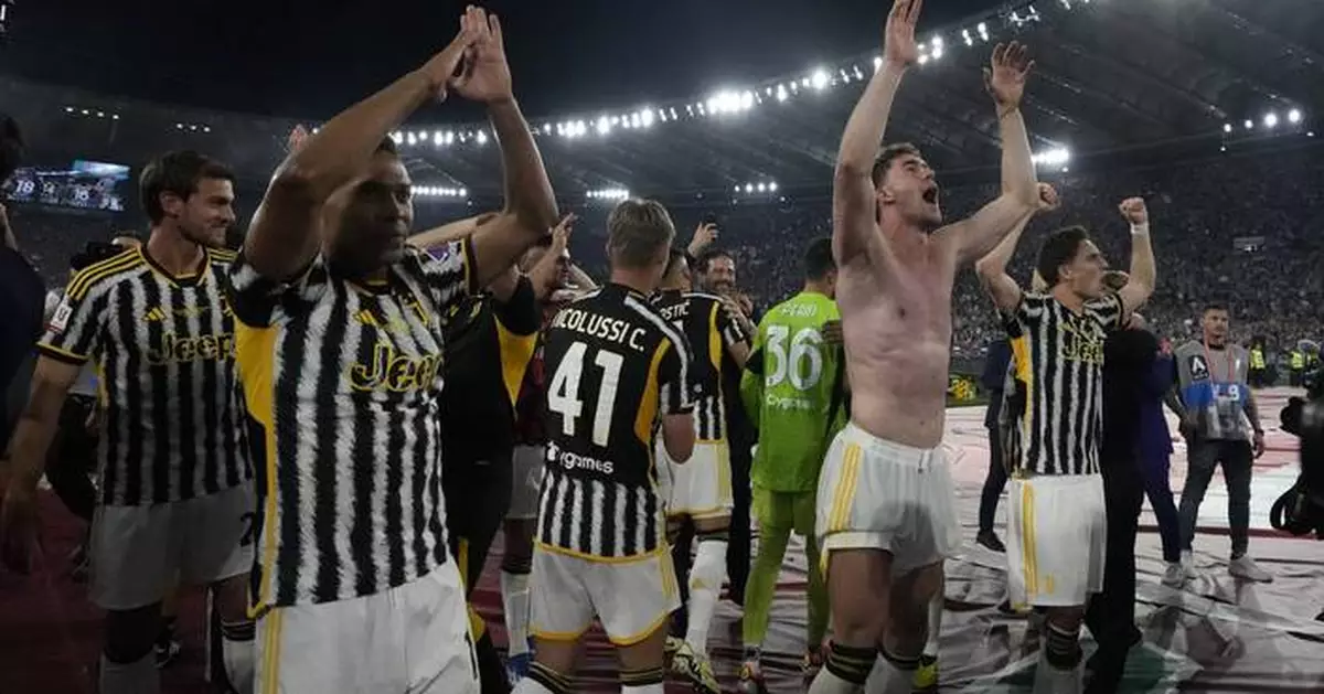 Dusan Vlahovic scores early and Juventus beats Atalanta 1-0 in the Italian Cup final