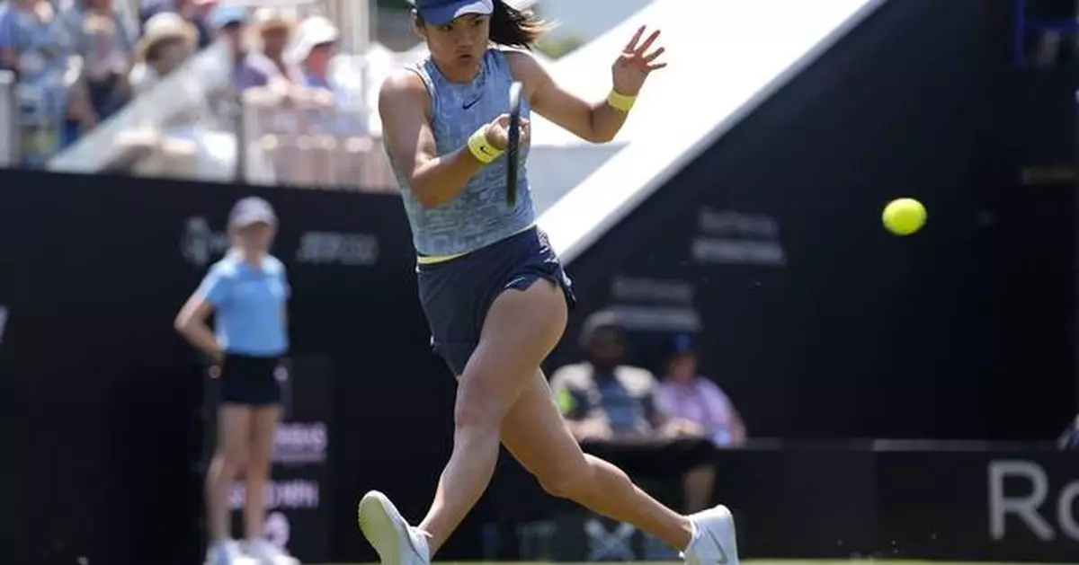 Emma Raducanu beats Sloane Stephens 6-4, 6-0 at Eastbourne