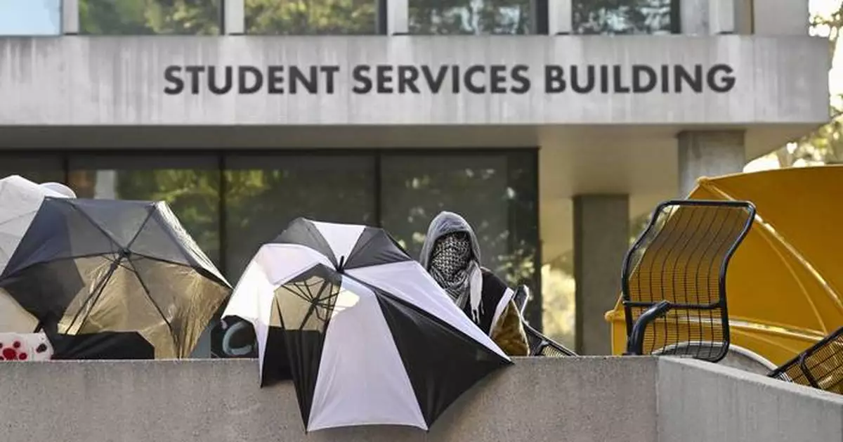 Pro-Palestinian protesters take over Cal State LA building, leaving damage and graffiti