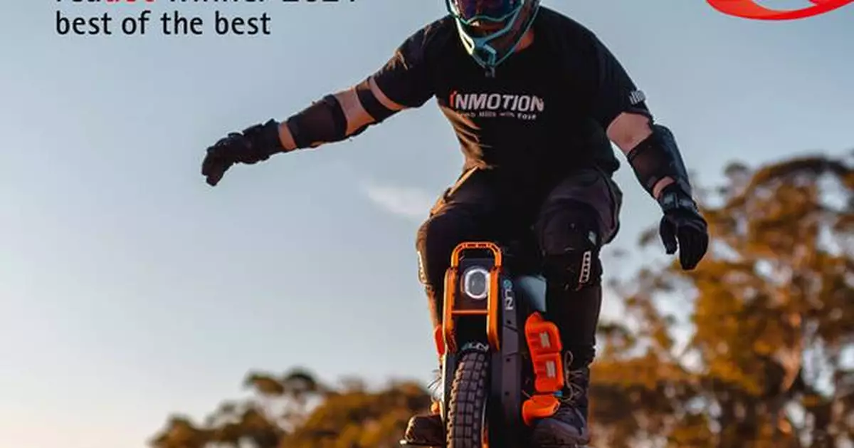 INMOTION Challenger Electric Unicycle Wins Prestigious Red Dot Award: "A Powerhouse Pushing the Boundaries"