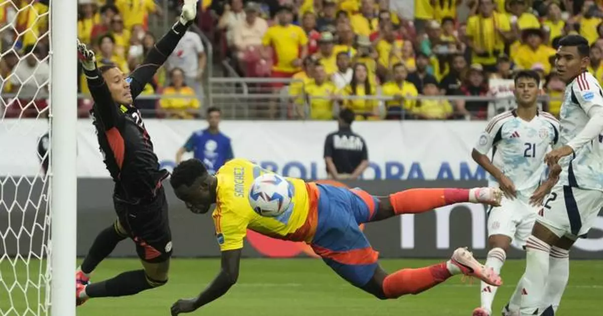 Colombia dominates Costa Rica 3-0 to reach Copa America quarterfinals