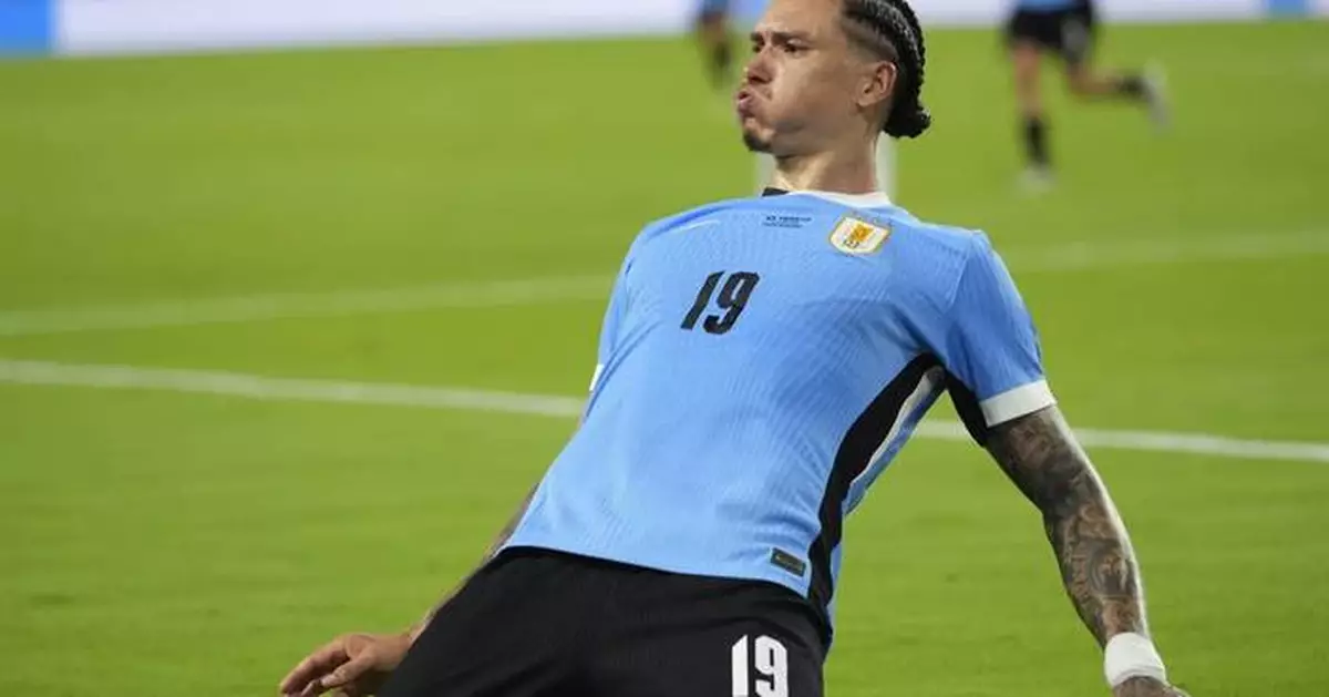 Uruguay routs Bolivia 5-0 at Copa America as Núñez scores in 7th straight game