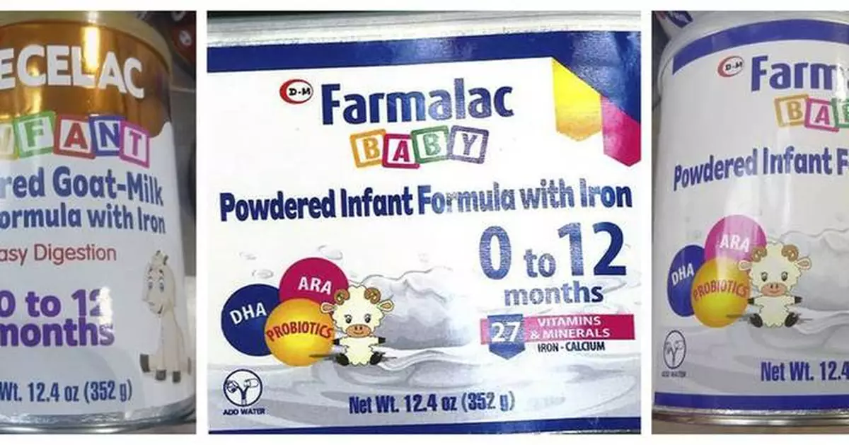 FDA warns parents to avoid infant formula distributed by Texas company due to contamination