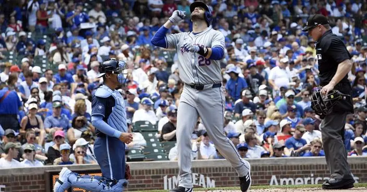 Martinez hits a 3-run homer as the Mets rough up Imanaga while routing the Cubs 11-1