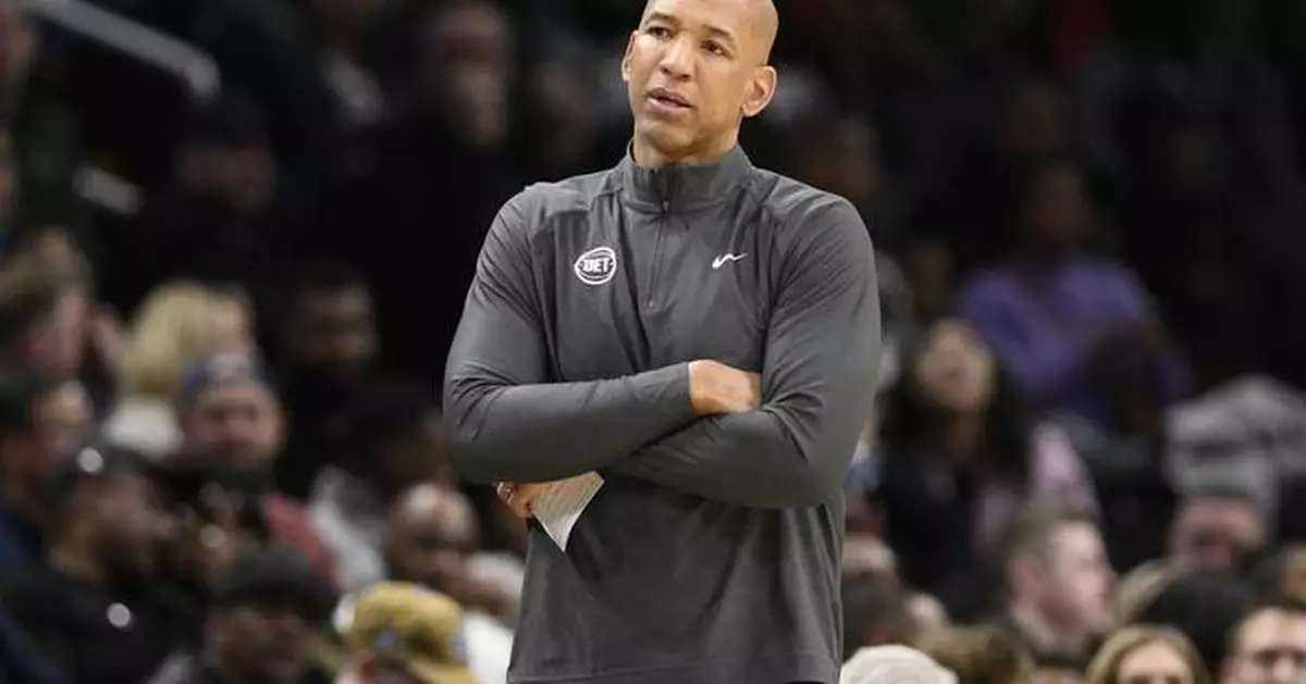 Detroit Pistons fire coach Monty Williams after one season that ended with NBA's worst record