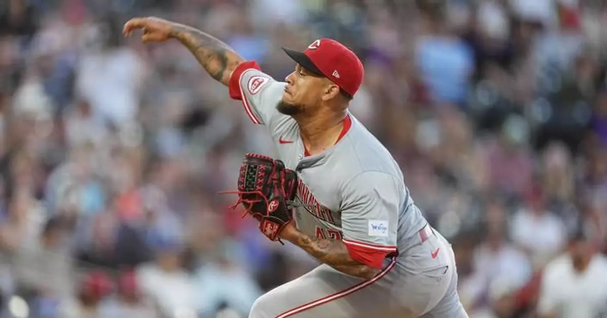 Frankie Montas pitches 7 1-hit innings, Elly De La Cruz homers in Reds' 4-1 victory over Rockies