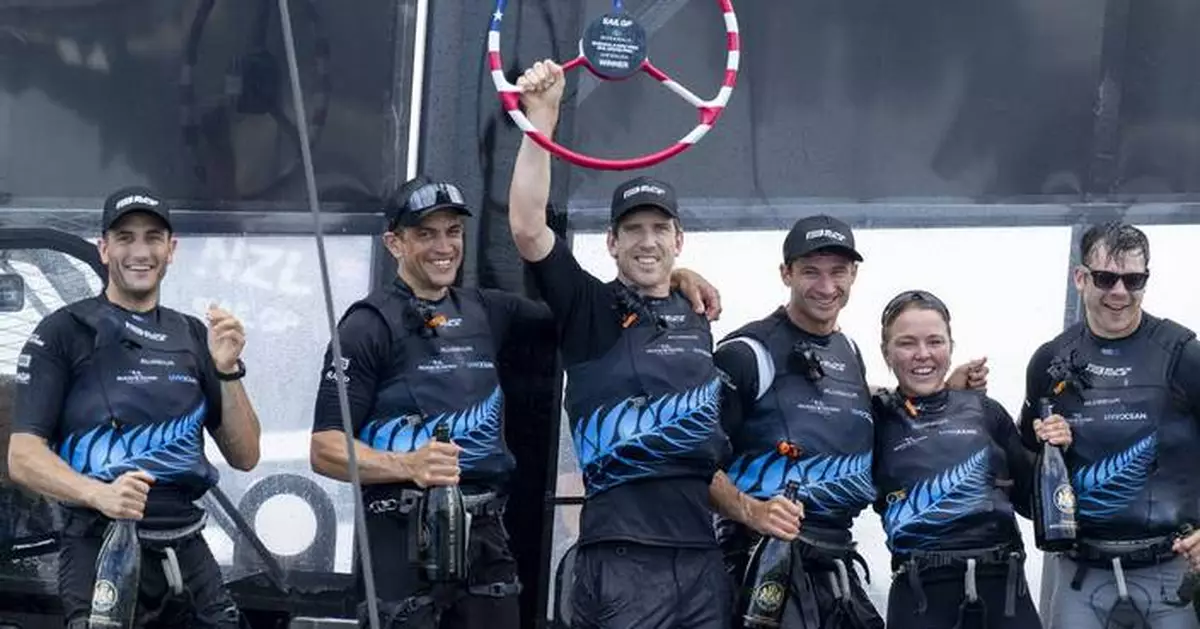 Burling skippers Kiwis to New York regatta win and clinches spot in SailGP's $2M Grand Final