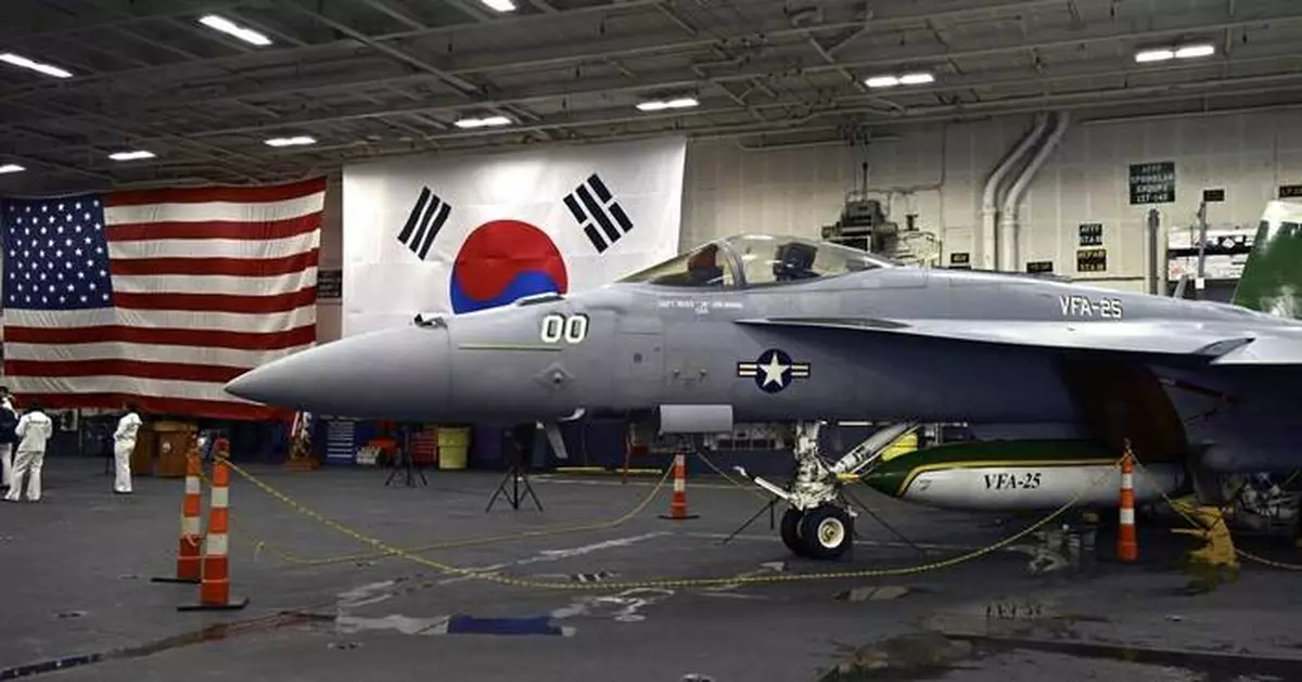 US aircraft carrier arrives in South Korea as a show of force against nuclear-armed North Korea