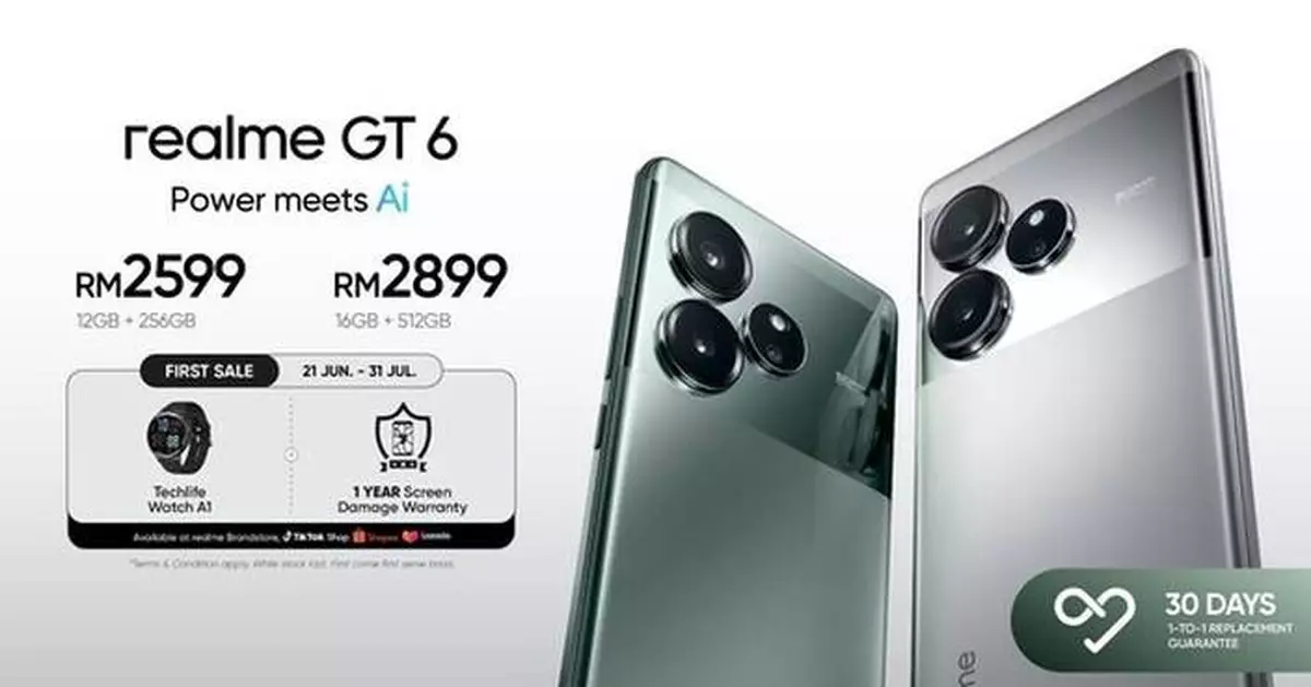 The Flagship Killer is Back; realme GT 6 Series Arrives in Malaysia with Snapdragon Processors, Starting from RM1,999