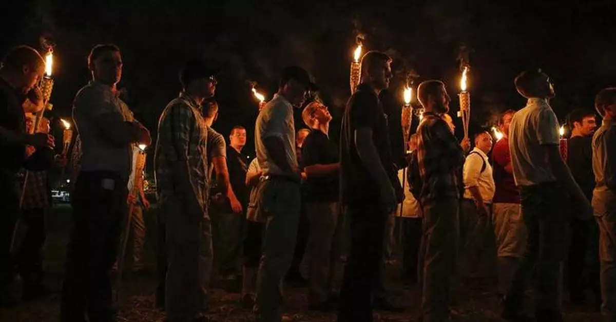 Mistrial declared for man charged with using a torch to intimidate at white nationalist rally