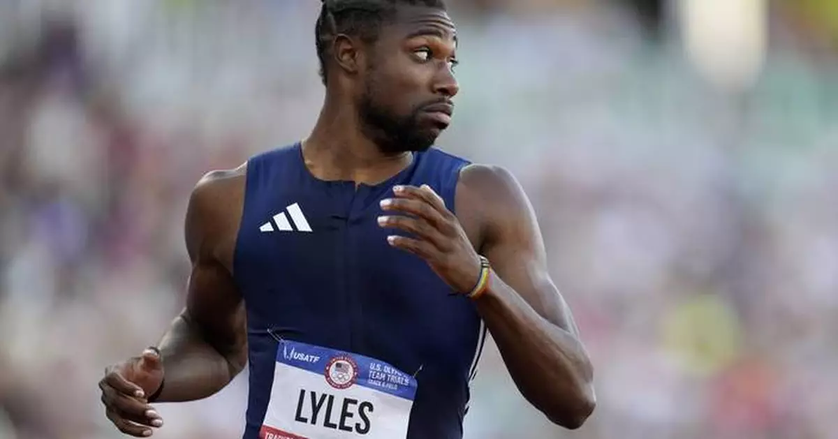 Lyles pushed hard by Bednarek but wins 200 to keep hope of Olympic sprint double alive for Paris