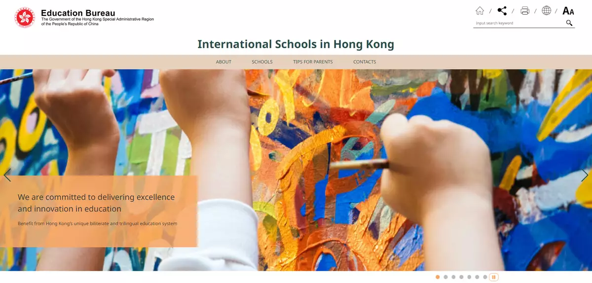 Government assists non-local talents' children in pursuing studies in HK, providing support and information for integration into local school life