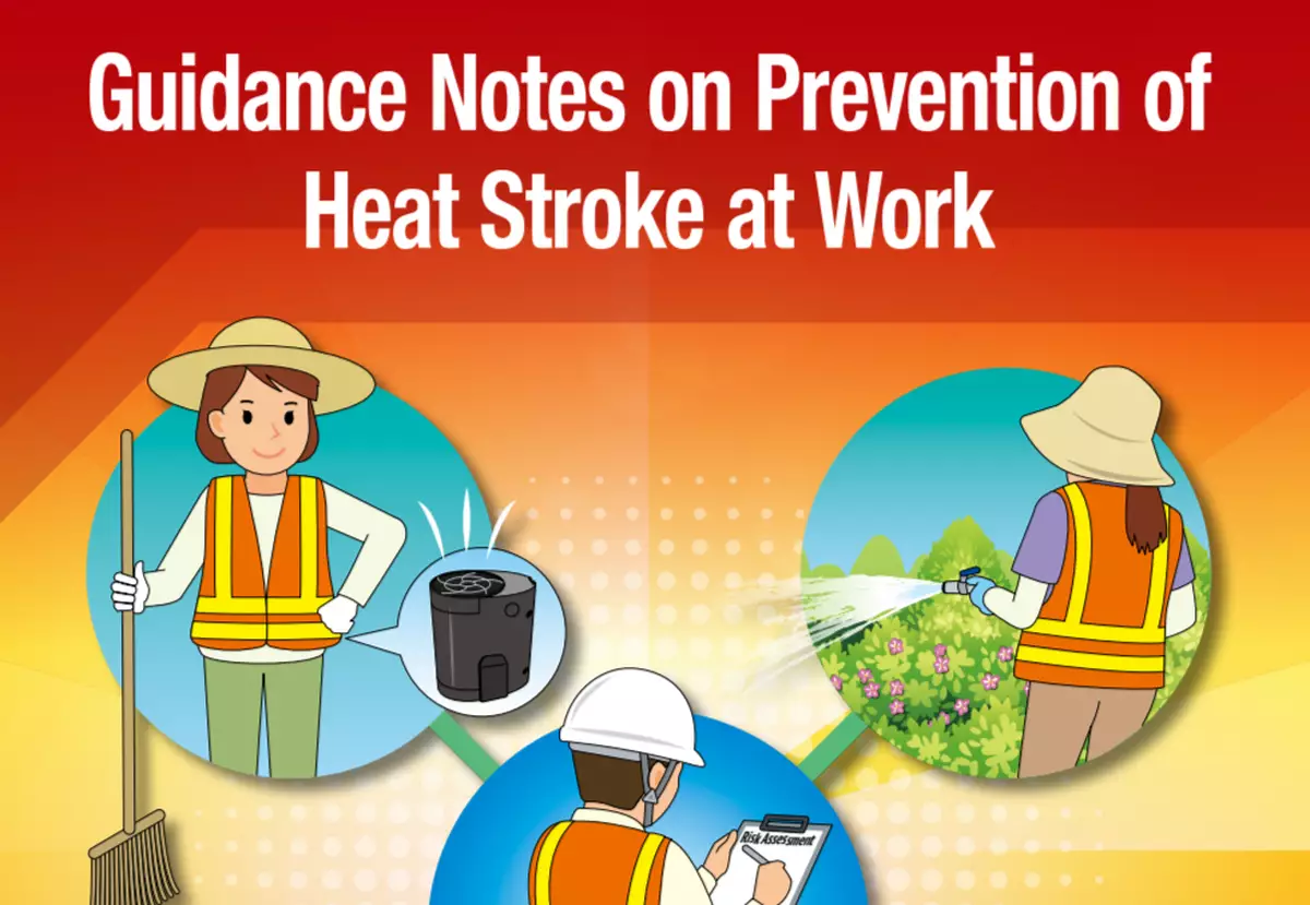 LD reminds employers and employees to take heat stroke preventive measures in times of Heat Stress at Work Warning