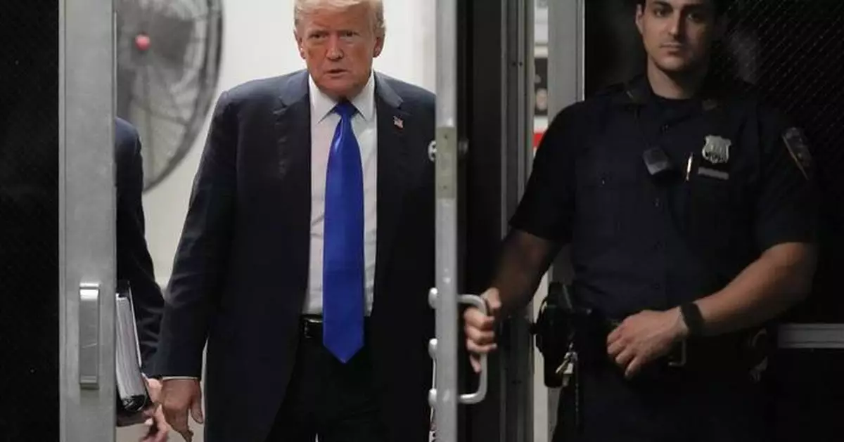 Americans are split over whether Trump should face prison in the hush money case, AP-NORC poll finds