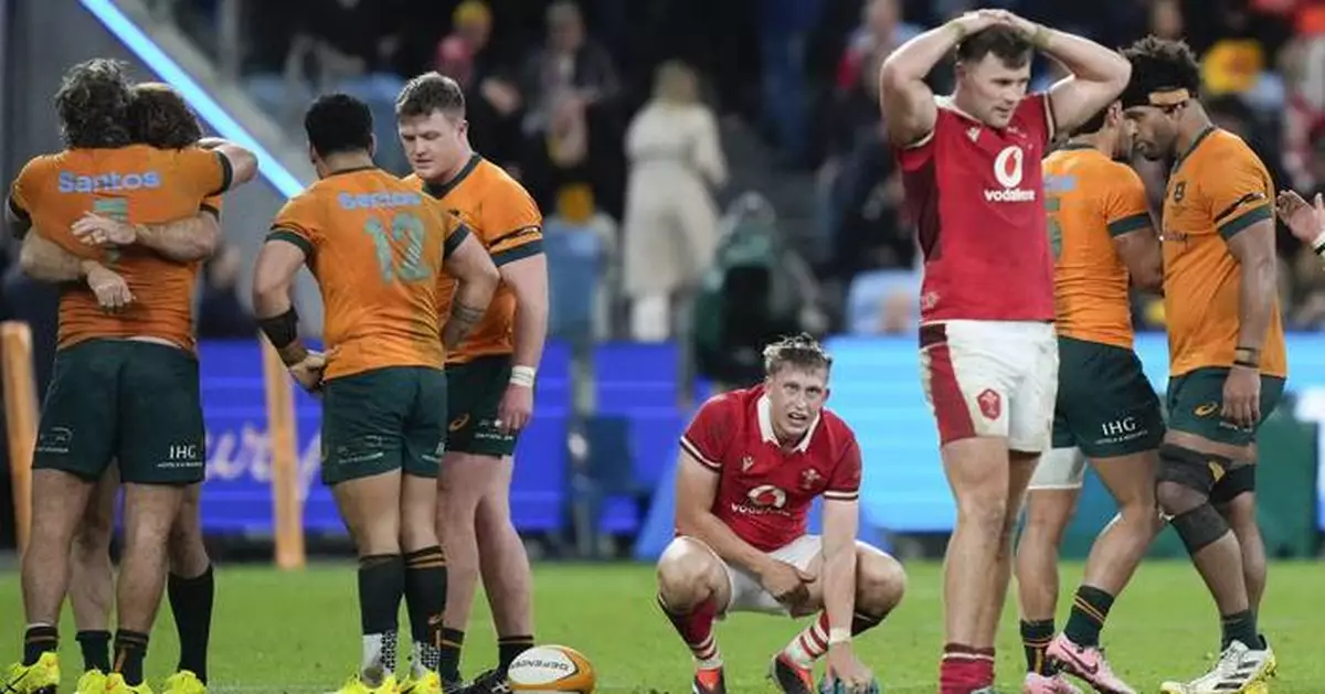 Australia and Wales make injury-enforced changes for the 2nd rugby test