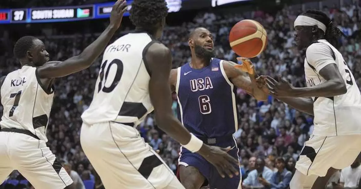 James hits game winner with 8 seconds left, US avoids upset and escapes South Sudan 101-100