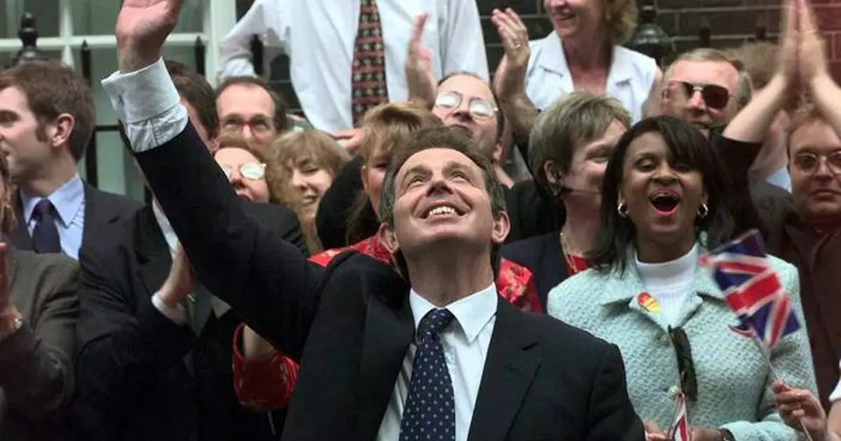 UK's landmark postwar elections: When Blair won the first of his 3 elections in 1997