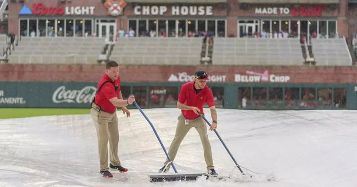 Cardinals-Braves game is postponed because of rain, doubleheader planned for Saturday