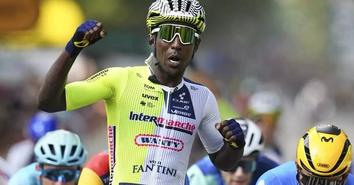 Eritrea's Biniam Girmay becomes the first Black rider to win a Tour de France stage